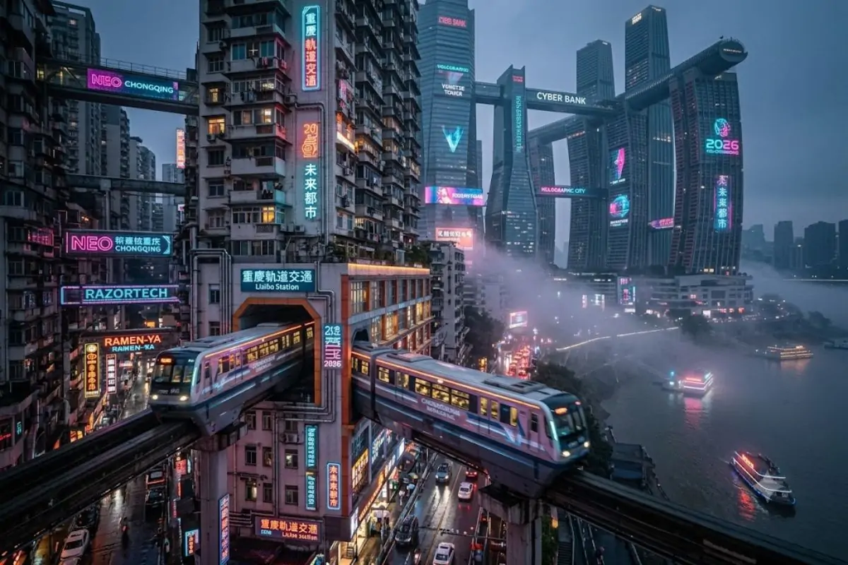 Chongqing Is China’s Most Unreal City Looks Like The Future, But People Actually Live Here