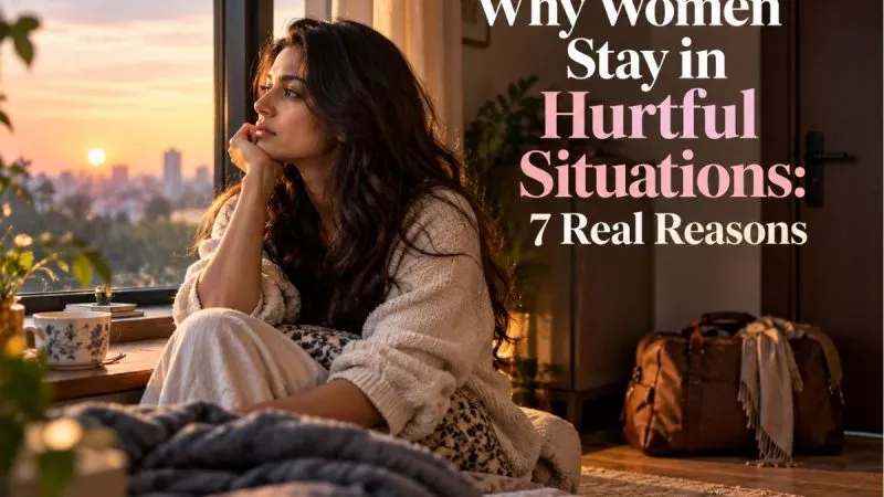 “Why Doesn’T She Just Leave?” 7 Psychological Reasons Women Stay Too Long In Situations That Hurt Them