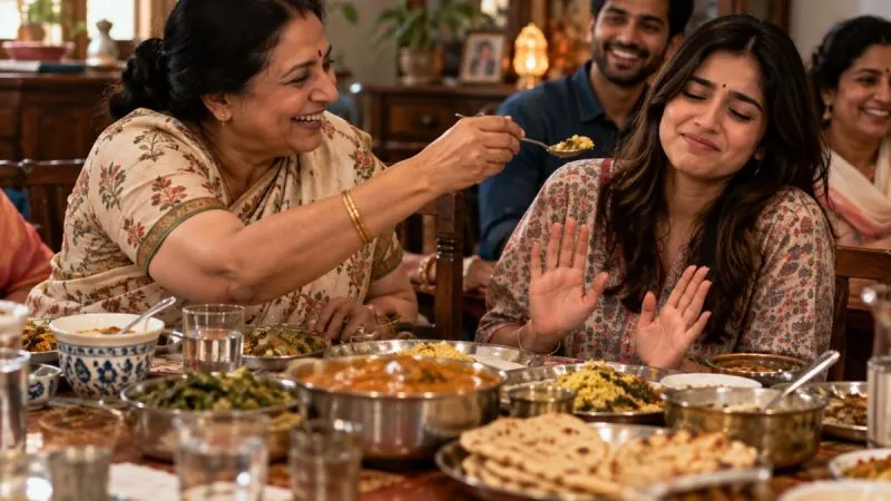 Why Indians Keep Saying “Thoda Aur Kha Lo” Even When You'Re Full 4 Why Indians Keep Saying “Thoda Aur Kha Lo” Even When You’Re Full
