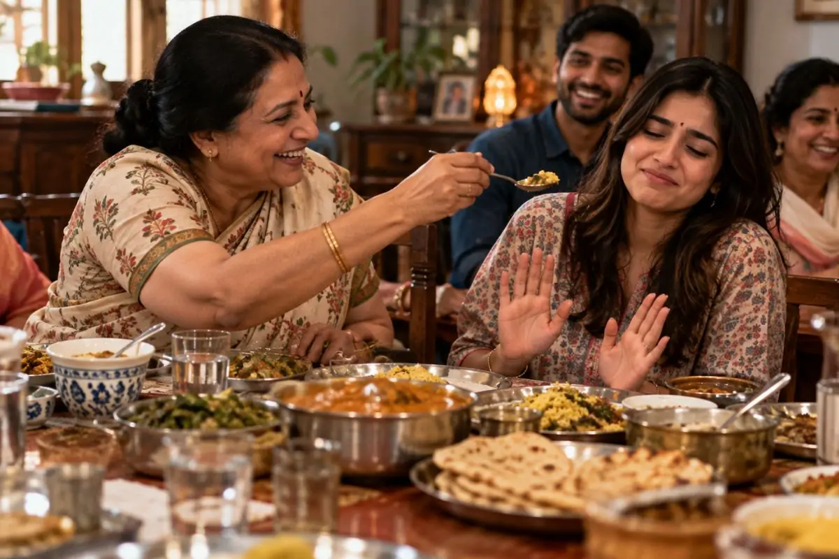 Why Indians Keep Saying “Thoda Aur Kha Lo” Even When You’Re Full
