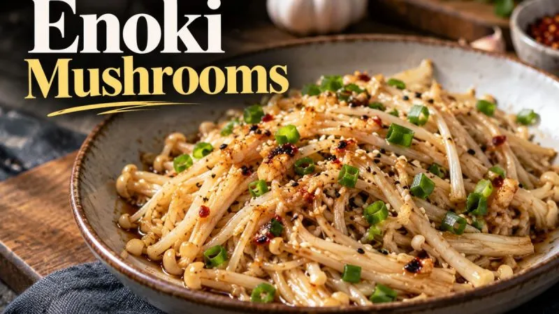 Enoki Mushrooms: The Delicate Japanese Mushroom You Need To Try 3 Enoki Mushrooms: The Delicate Japanese Mushroom You Need To Try