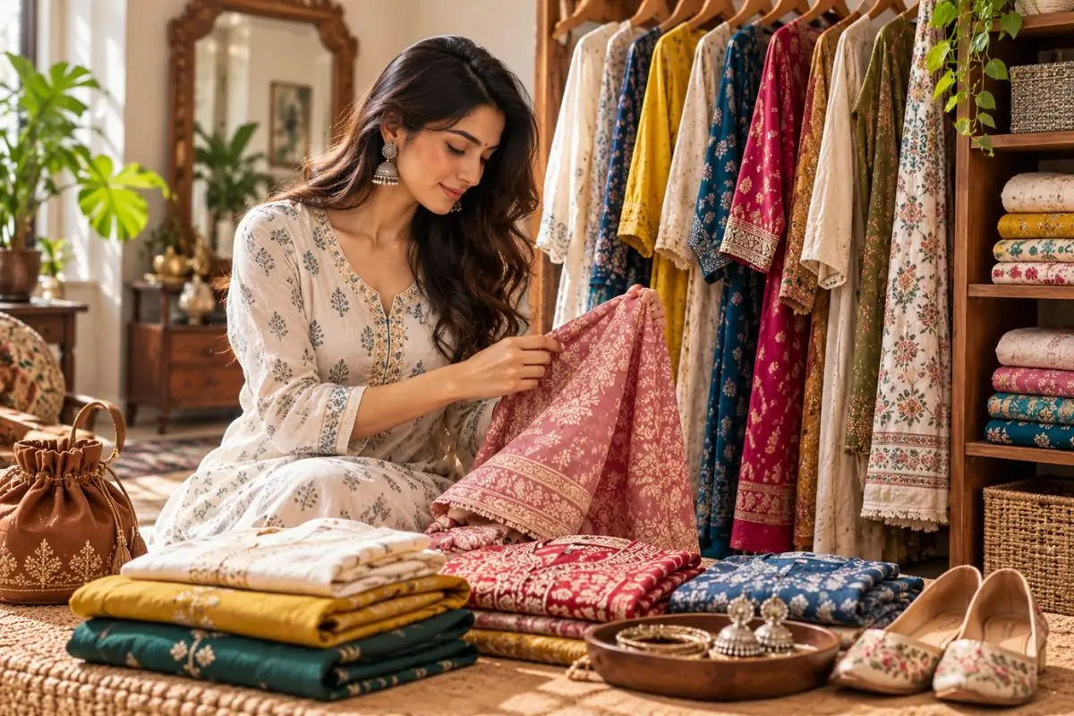 How To Build A Comfortable Ethnic Wardrobe For Women 1 How To Build A Comfortable Ethnic Wardrobe For Women