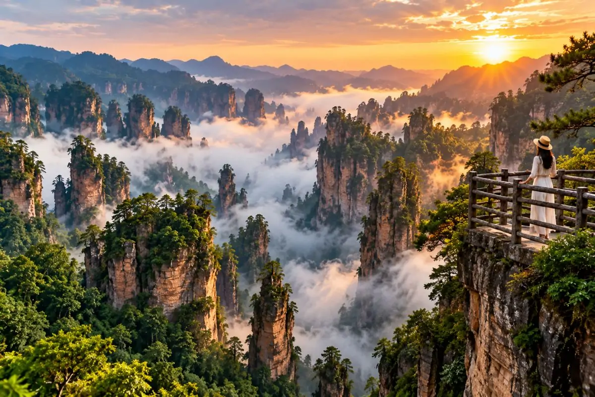 China’s Floating Mountains: The Otherworldly Destination That Looks Like Another Planet 1 China’s Floating Mountains: The Otherworldly Destination That Looks Like Another Planet