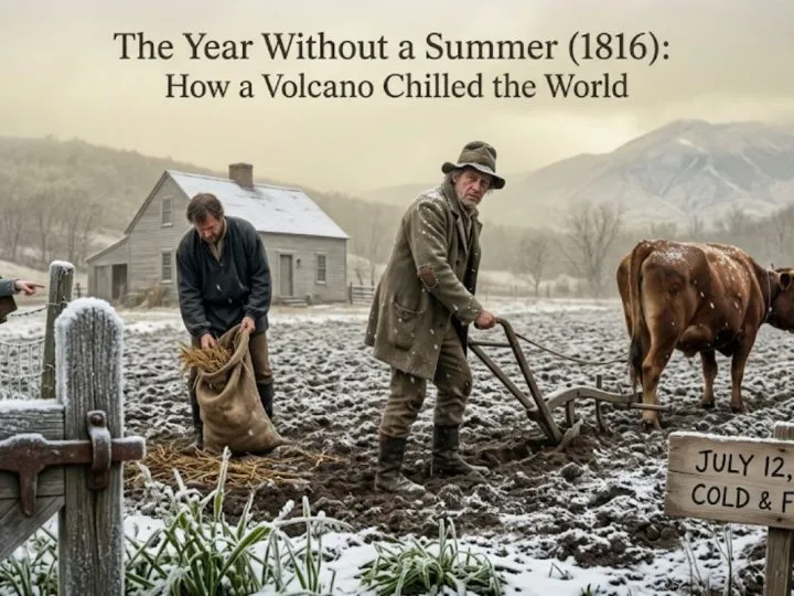 The Year Without A Summer (1816): How A Volcano Chilled The World