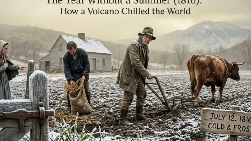 The Year Without A Summer (1816): How A Volcano Chilled The World