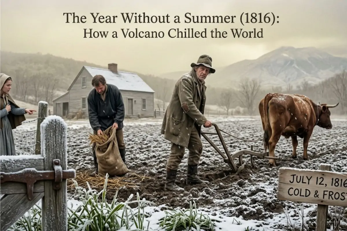 The Year Without A Summer (1816): How A Volcano Chilled The World 1 The Year Without A Summer (1816): How A Volcano Chilled The World