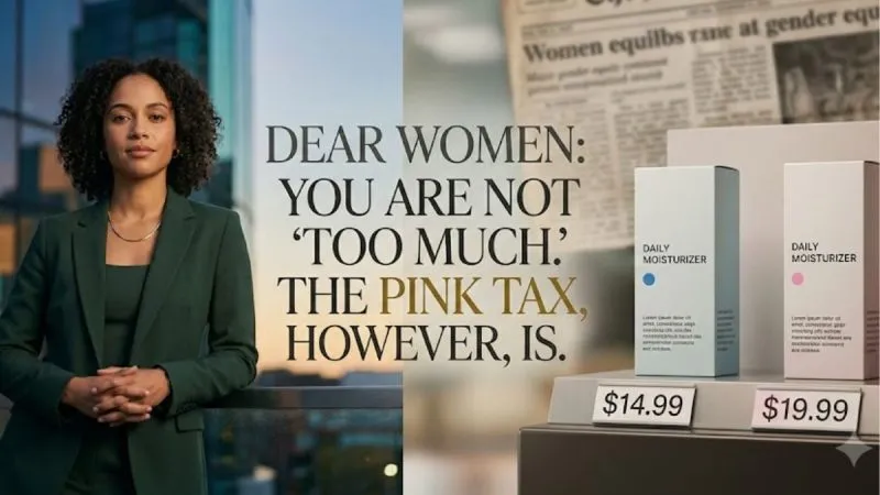 Dear Women: You Are Not &Quot;Too Much.&Quot; The Pink Tax, However, Is. 2 Dear Women: You Are Not “Too Much.” The Pink Tax, However, Is.