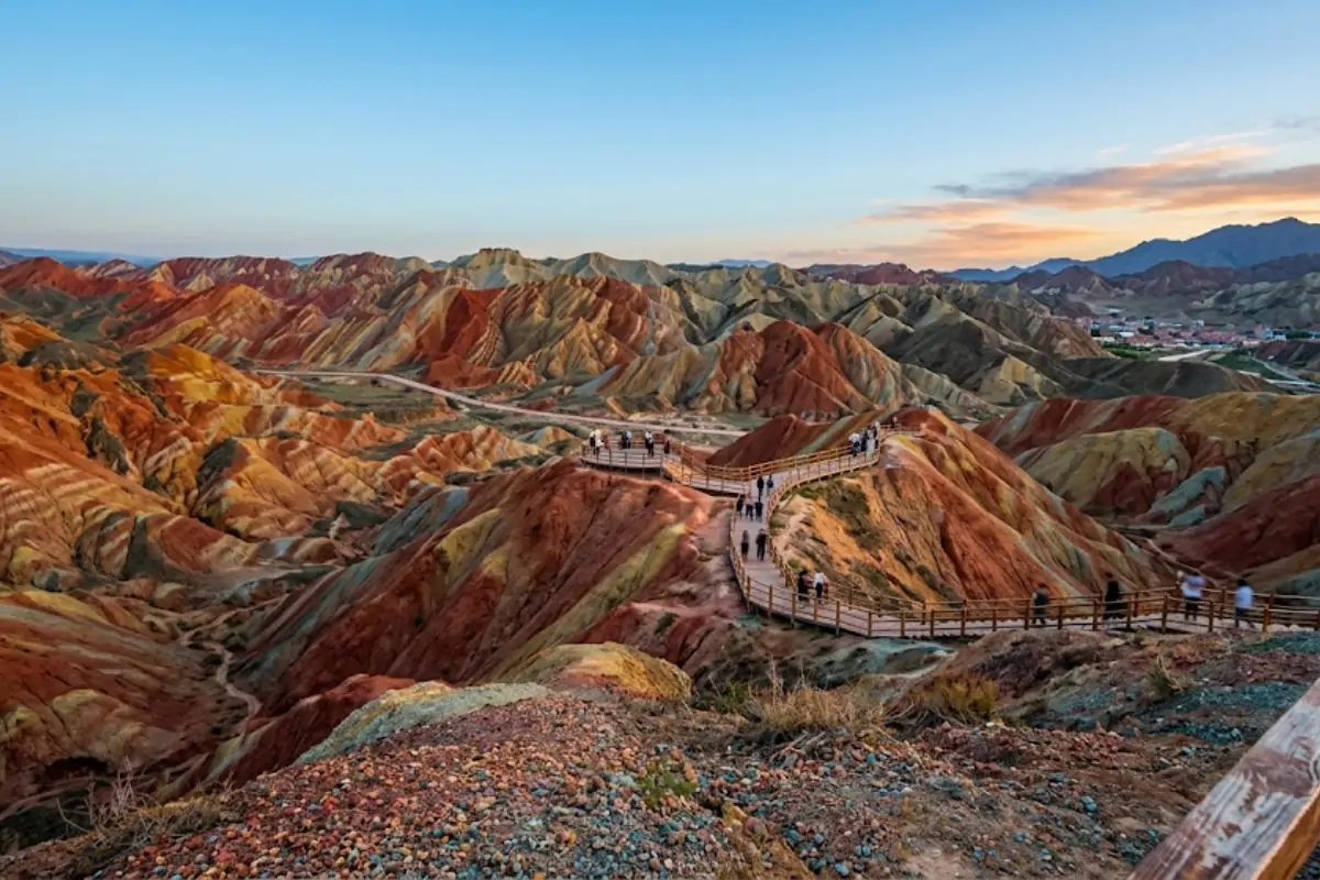 China’S Rainbow Mountains Look Like A Painting, But Nature Created Every Stripe