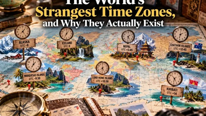 The World’S Strangest Time Zones, And Why They Actually Exist